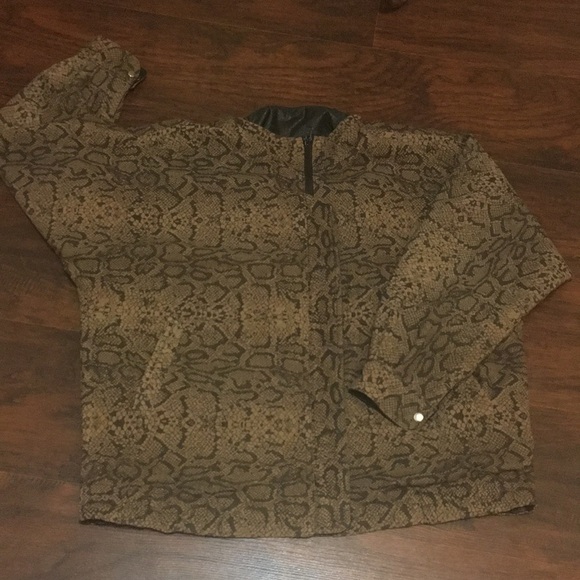 L/XL Vintage Bomber Jacket Reversible Unisex - Picture 4 of 8